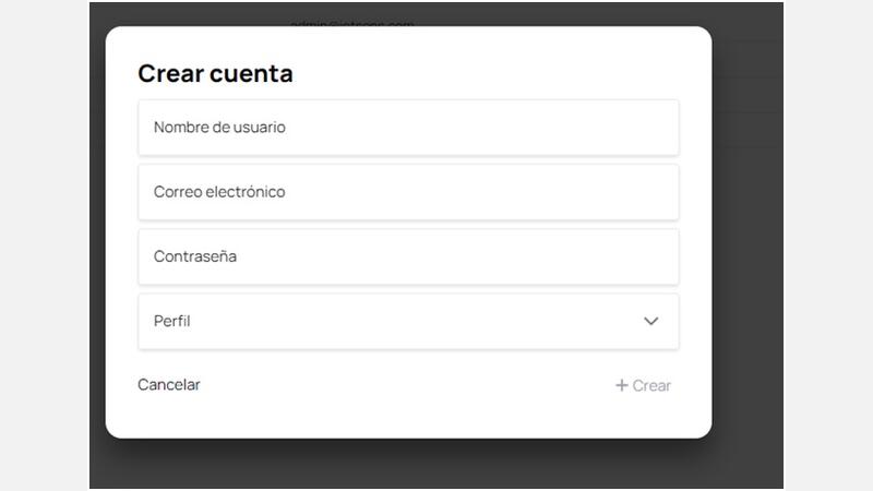 Creating a user account